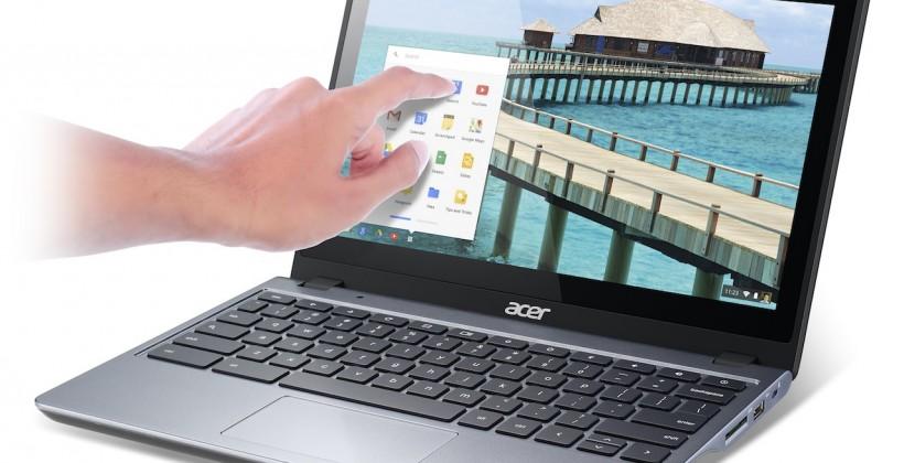 Acer C720P Chromebook adds touch at fraction of Google Pixel