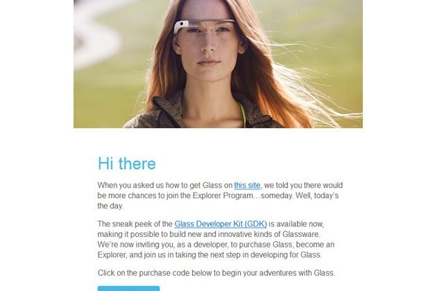 Google Glass invitations heading out to developers