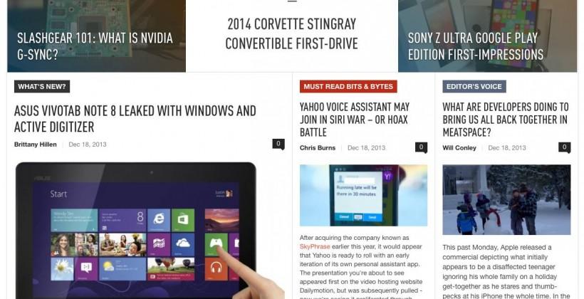 Welcome to the SlashGear 2014 redesign