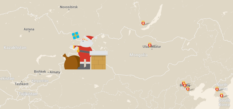 Santa tracking wars: Google vs Microsoft