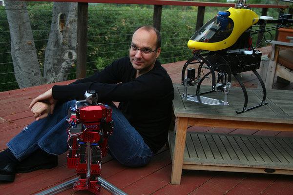 Andy Rubin behind Google robot moonshot