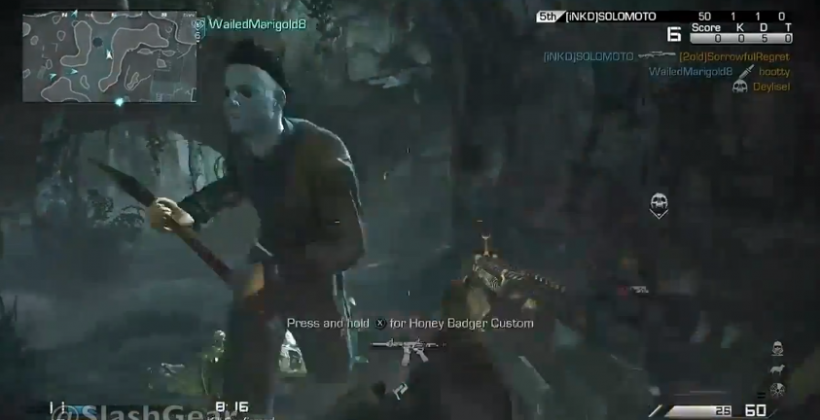 Michael Myers hits COD: Ghosts Onslaught with a sign from the future