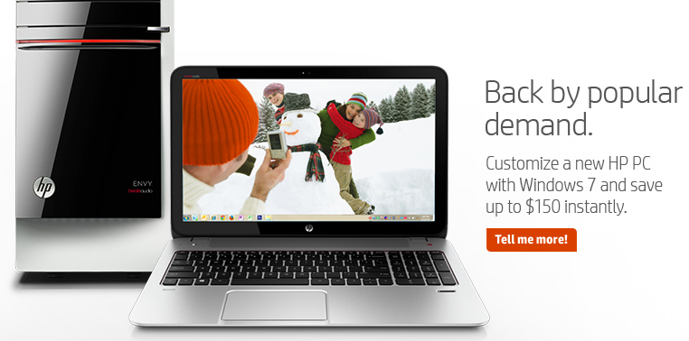 HP resurrects Windows 7 PCs “by popular demand”