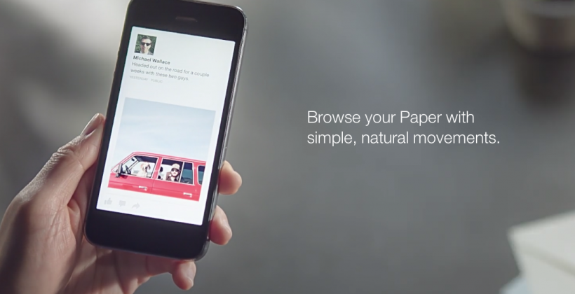 Facebook Paper app: dousing the “mobilize it” farce