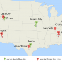Google Fiber spread: 34 cities in 9 metro areas up for bid