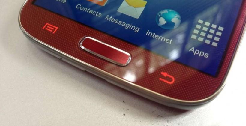 Galaxy S5 fingerprint sensor: secure folders, private mode, under home