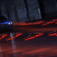 2015 Subaru WRX STI drives test-track made of drone helicopters