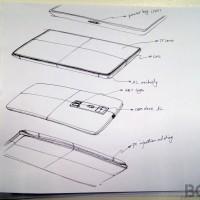 OnePlus One phone sketches hint at design