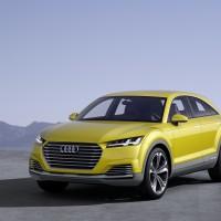Audi TT offroad concept car sports two electric motors