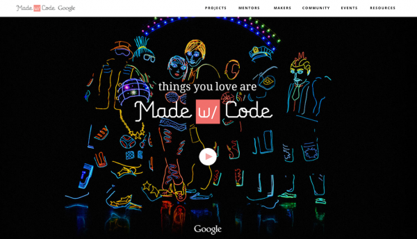 Google “Made with Code” tackles