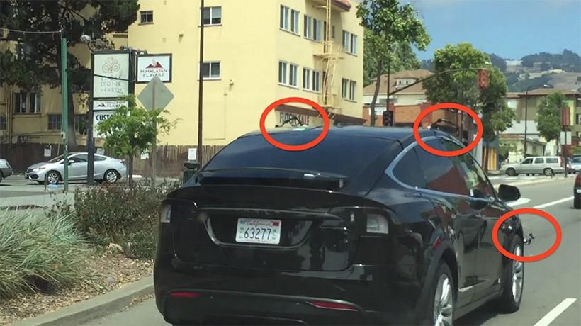Spy Photo Hints at How Tesla's Front Bumper Camera Will Work