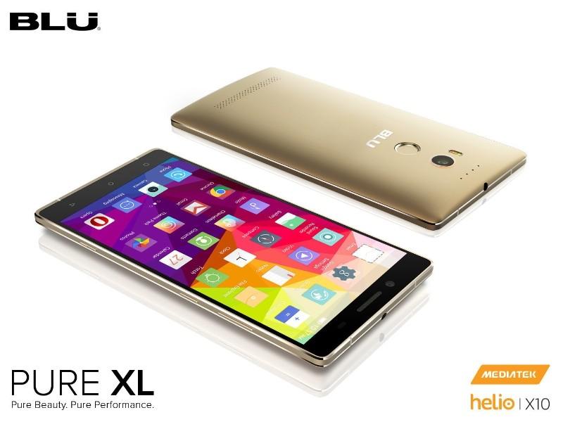 BLU Outs Pure XL With MediaTek Helio X10, Vivo Air LTE