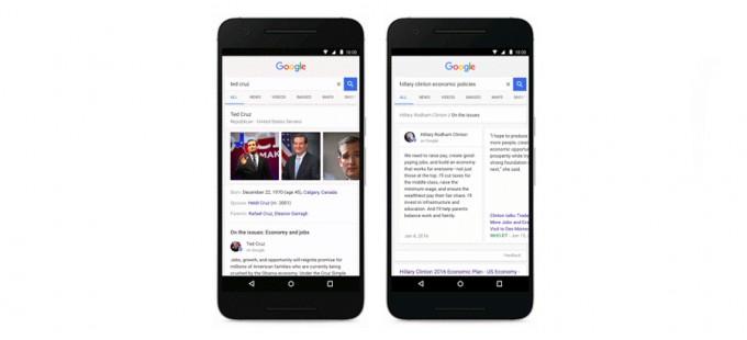 Google Search adds more ways to track politics