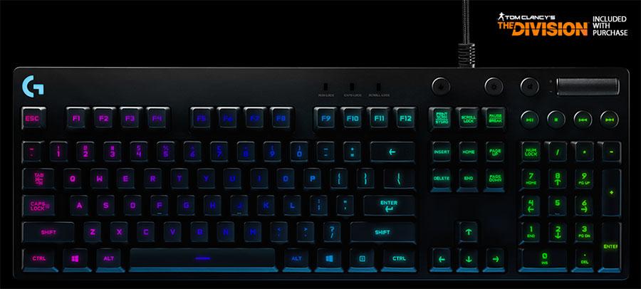 Logitech G810 Orion Spectrum RGB Mechanical Gaming Keyboard Is A Rainbow -