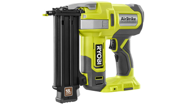 A stock image of a Ryobi brad nailer