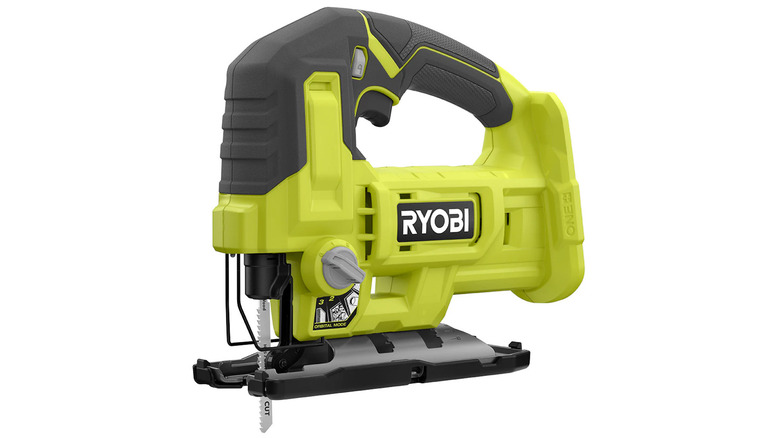 A stock image of a Ryobi jig saw