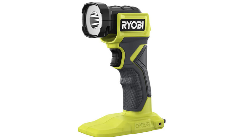 A stock image of a Ryobi LED light