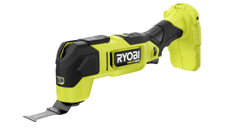 A stock image of an 18V multi-tool from Ryobi