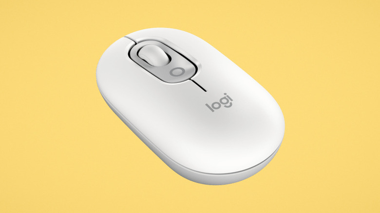 Logitech PopMouse yellow background