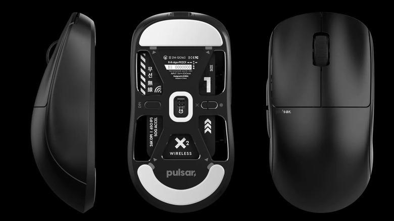 Pulsar mouse with multiple views