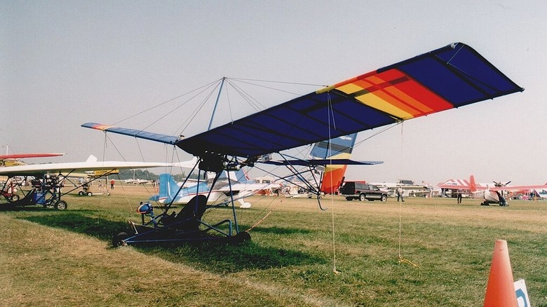 A Quicksilver MX single surface ultralight at Oshkosh 2001