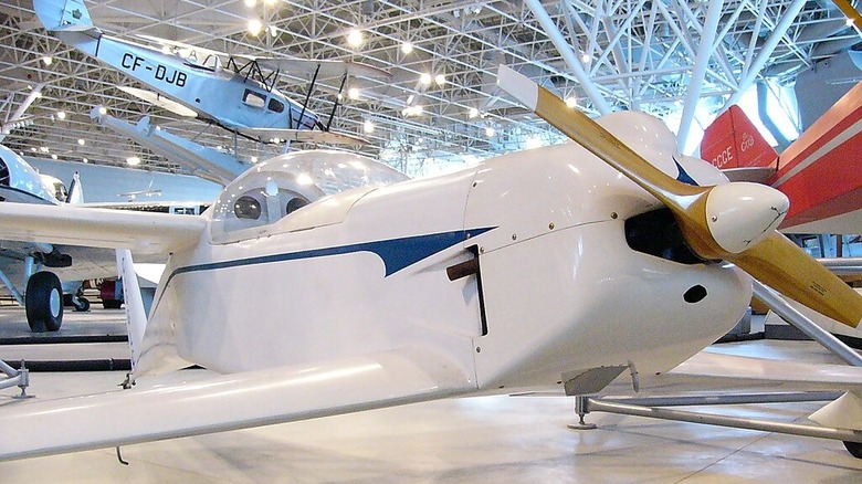 A Rutan Quickie in the Canada Aviation Museum