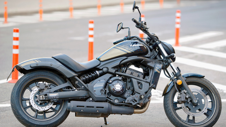 Black Kawasaki Vulcan