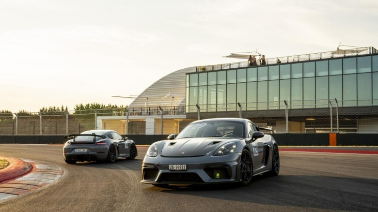 A Porsche 718 Cayman GT4 RS