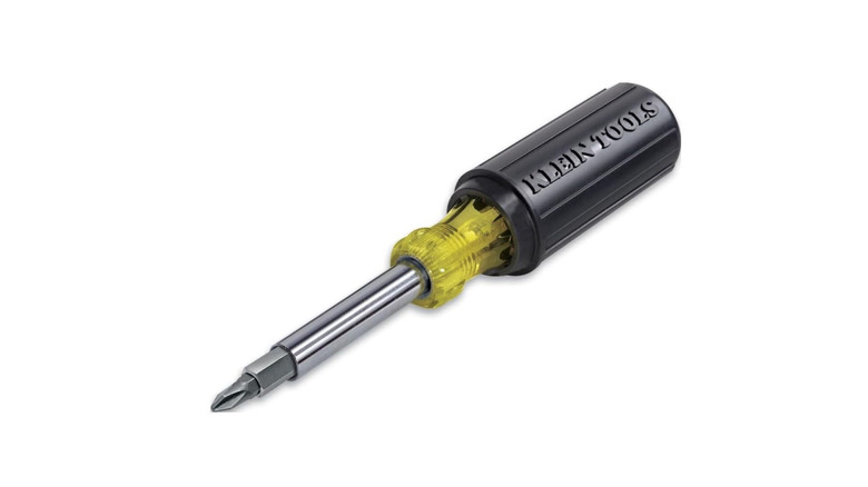 klein screwdriver on white background