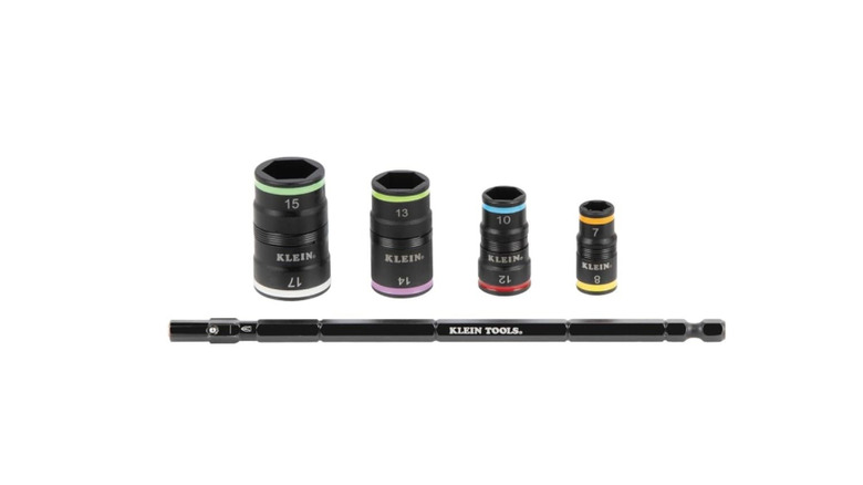 klein socket set white background.