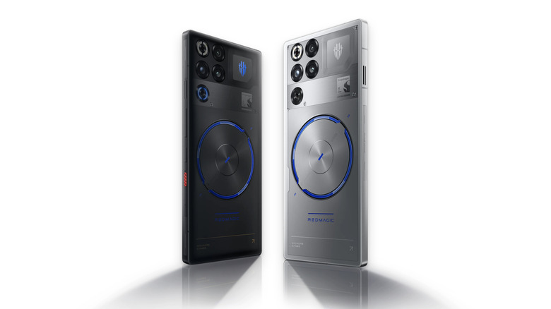 The RedMagic 11S Pro and a white background