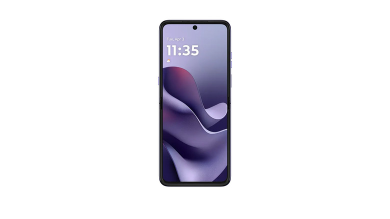 Motorola Razr Ultra on a white background