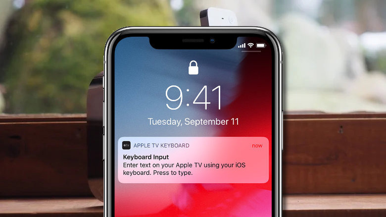 iphone apple tv keyboard input