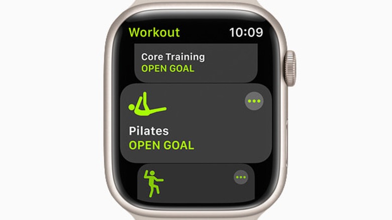 Apple watch shop workout app pilates