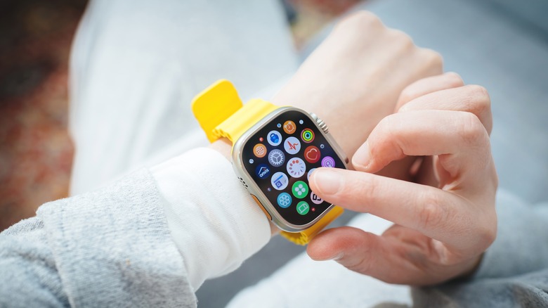 Cycle Tracking app on the Apple Watch Ultra