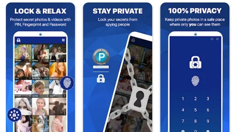 lockmypix app screenshots