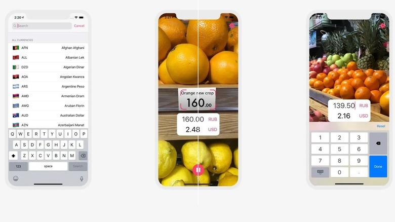 Price scanning app on iPhone