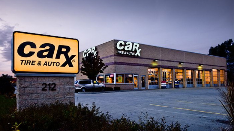 Car-X store at night