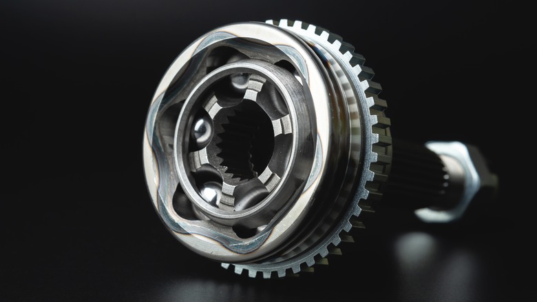 Close up of a CV joint