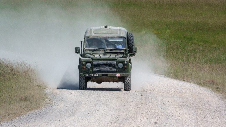 A Land Rover Wolf