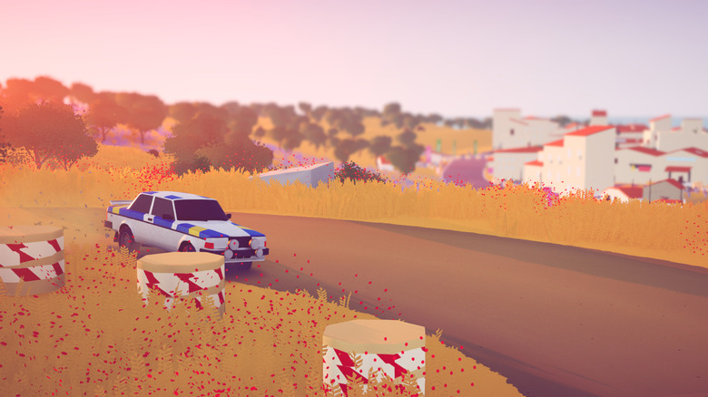Volvo rally car in Art of Rally