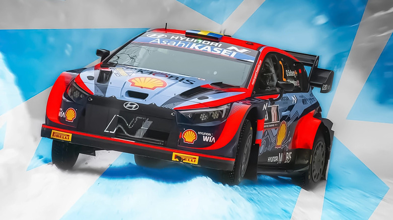 Hyundai rally car in official WRC Generations render