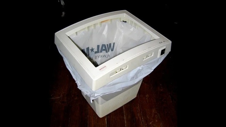 CRT trash can