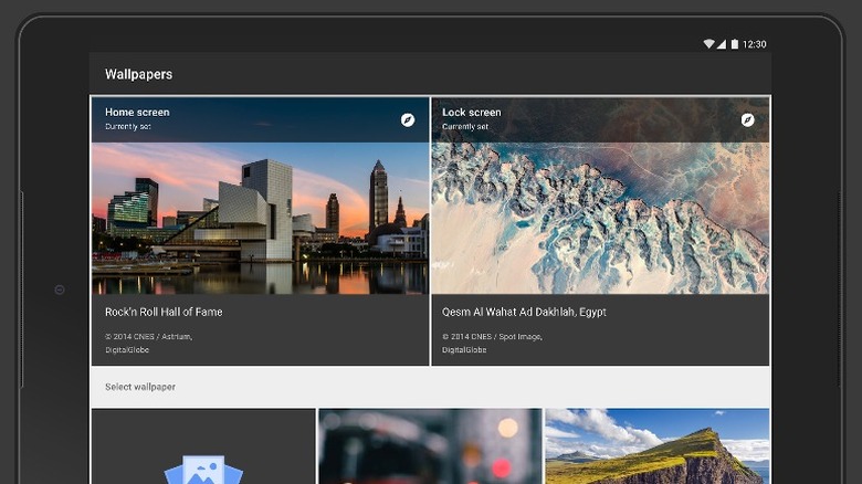 Google Wallpapers logo
