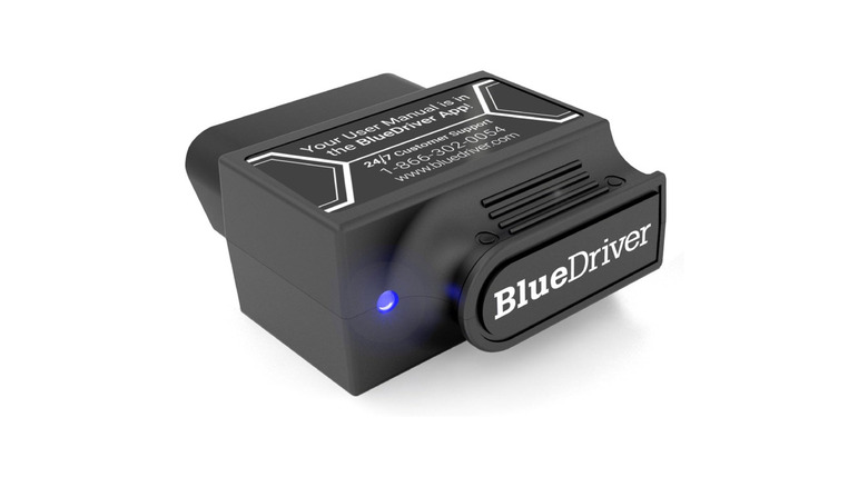 BlueDriver OBD scanner with Bluetooth promotional image