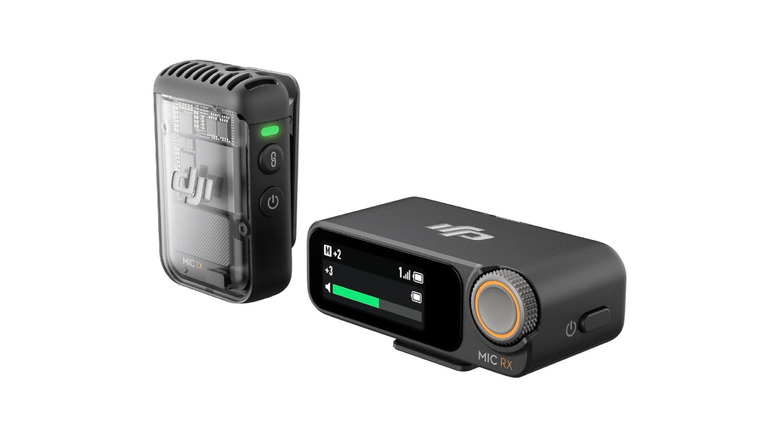 DJI Mic 2 transmitter and receiver promotional image