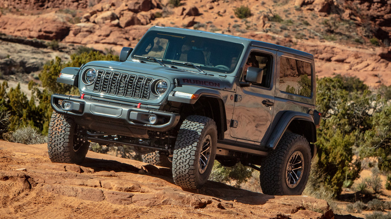 Jeep Wrangler Rubicon X in the desert