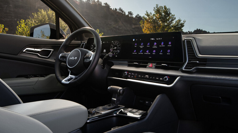 The interior space of a 2025 Kia Sportage