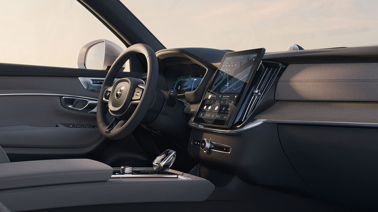 The interior space of a Volvo XC90