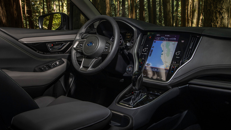 The interior of a 2022 Subaru Outback